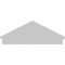 Ekena Millwork Peaked Cap Smooth Architectural PVC Combination Pediment, 48"W x 18-7/8"H x 2-3/4"P (Pitch 6/12) PEDPC048X190PKC00 - alternate 5